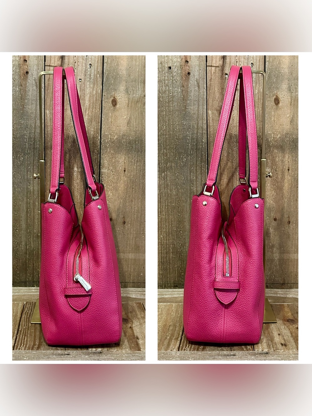Kate Spade. 5 Piece: Leila Bag & Free Wristlet, Glasses & Case, Scarf & Dust Bag - Picture 7 of 16